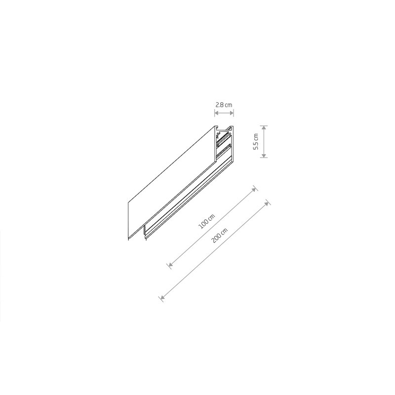 Paviršinis bėgelis LVM 2M 10163 - Apšvietimo sistemos, Magnetinė apšvietimo sistema