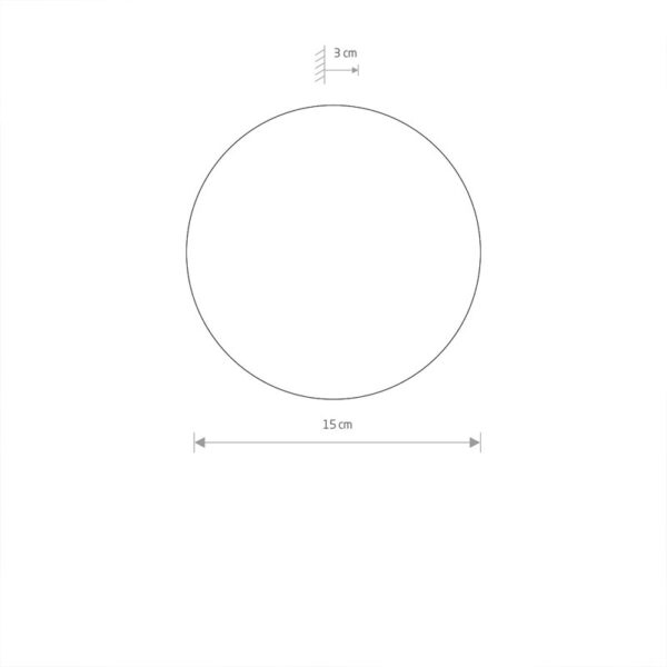 Sieninis šviestuvas RING GOLD LED S 10317 dimeriuojamas - Sieniniai šviestuvai, Vidaus šviestuvai