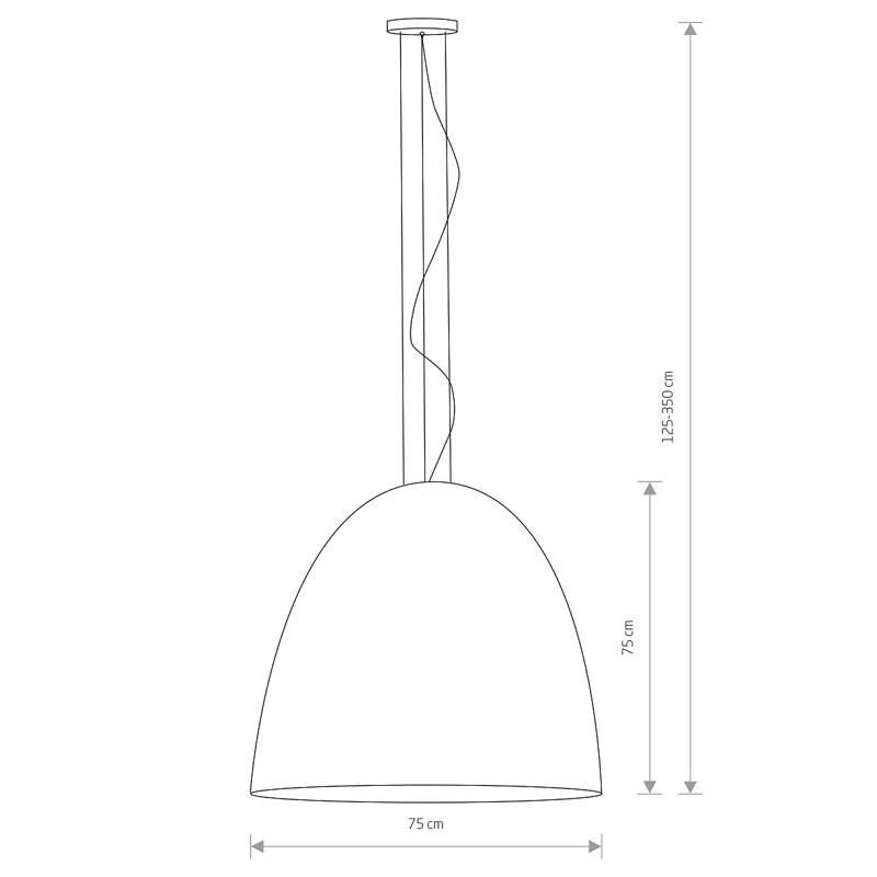 Pakabinamas šviestuvas EGG XL 10321 - Pakabinami šviestuvai, Vidaus šviestuvai