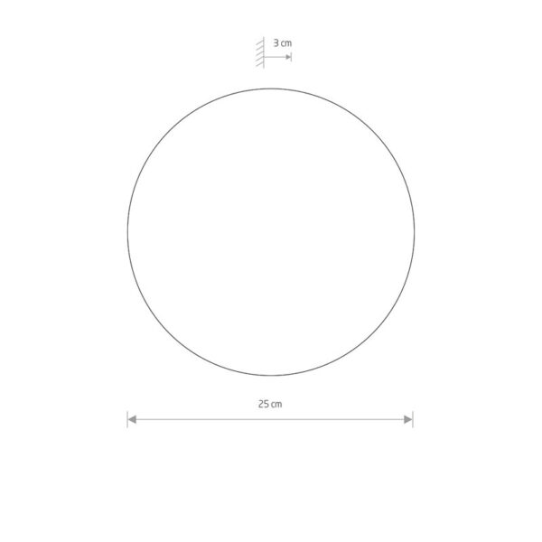 Sieninis šviestuvas RING GOLD LED M 10350 - Sieniniai šviestuvai, Vidaus šviestuvai