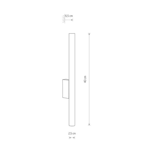 Sieninis šviestuvas LASER WALL 10563 - Sieniniai šviestuvai, Vidaus šviestuvai