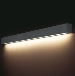 Sieninis šviestuvas STRAIGHT LED WALL GRAPHITŠL - Sieniniai šviestuvai, Vidaus šviestuvai