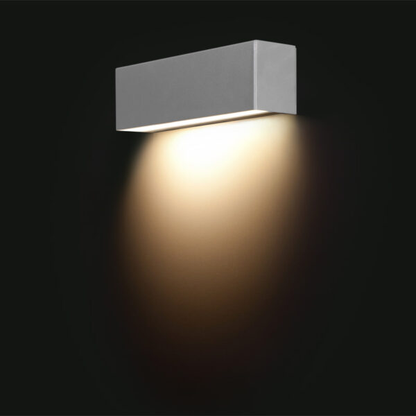 Sieninis šviestuvas STRAIGHT WALL SILVER XS - Sieniniai šviestuvai, Vidaus šviestuvai