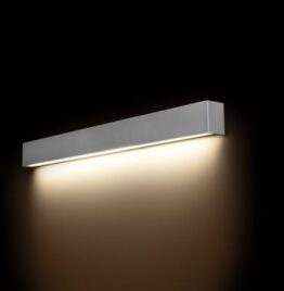 Sieninis šviestuvas STRAIGHT WALL LED SILVER M - Sieniniai šviestuvai, Vidaus šviestuvai