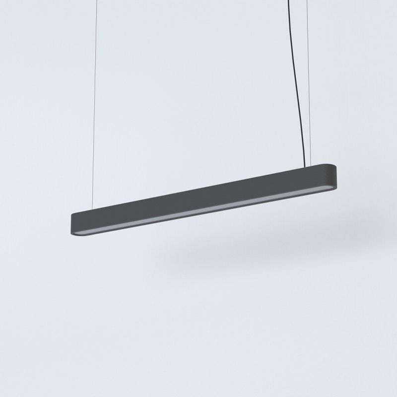 Pakabinamas šviestuvas SOFT LED GRAPHITE 90x6 - Pakabinami šviestuvai, Vidaus šviestuvai