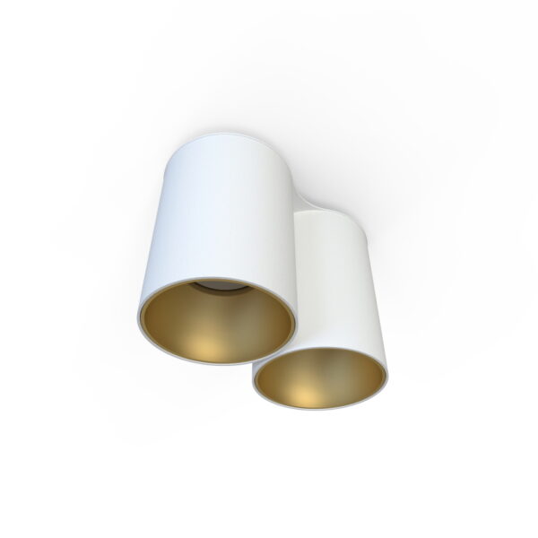 Lubinis šviestuvas EYE TONE II WHITE/GOLD - Lubiniai šviestuvai, Lubiniai šviestuvai, Vidaus šviestuvai