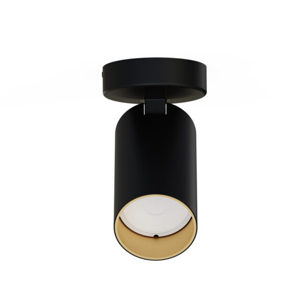 Lubinis šviestuvas MONO I BLACK/GOLD - Akcentiniai, taškiniai šviestuvai, Lubiniai šviestuvai, Vidaus šviestuvai