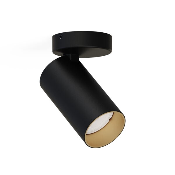 Lubinis šviestuvas MONO I BLACK/GOLD - Akcentiniai, taškiniai šviestuvai, Lubiniai šviestuvai, Vidaus šviestuvai