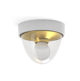 Lubinis šviestuvas NOOK WHITE/GOLčSENSOR - Lauko šviestuvai, Lubiniai lauko šviestuvai