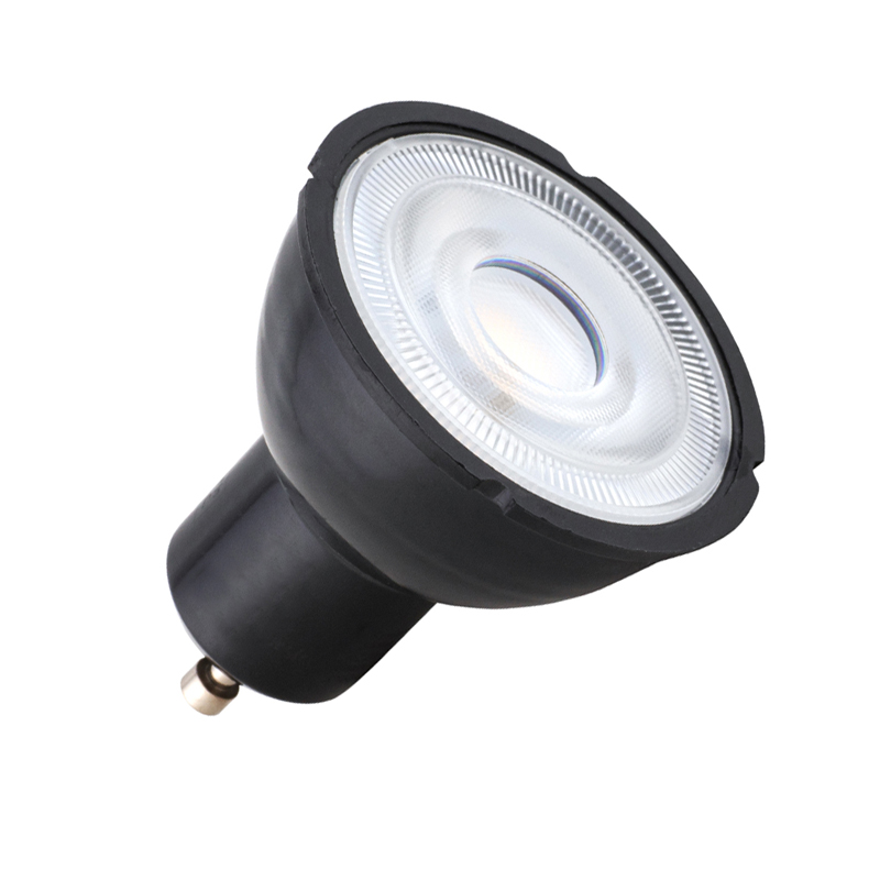 LED lemputė REFLECTOR LED GU10 R50 7W 3000K black - LED lemputės, Lemputės ir priedai