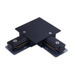 Įleidžiamo bėgelio jungtis PROFILŠRECESSED L-CONNECTOR BLACK - Apšvietimo sistemos, Bėginė apšvietimo sistema (vienfazė)