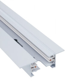 Įleidžiamas bėgelis PROFILE RECESSED TRACK 1m WHITE - Apšvietimo sistemos, Bėginė apšvietimo sistema (vienfazė)