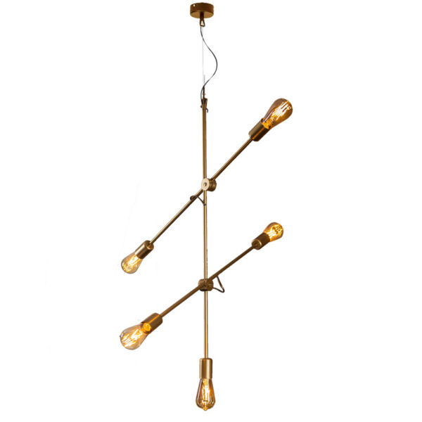 Pakabinamas šviestuvas STICKS 5 GOLD - Pakabinami šviestuvai, Vidaus šviestuvai