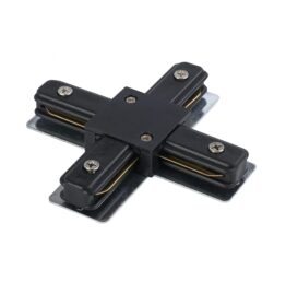 Virštinkinio bėgelio jungtis PROFILŠX-CONNECTOR BLACK - Apšvietimo sistemos, Bėginė apšvietimo sistema (vienfazė)