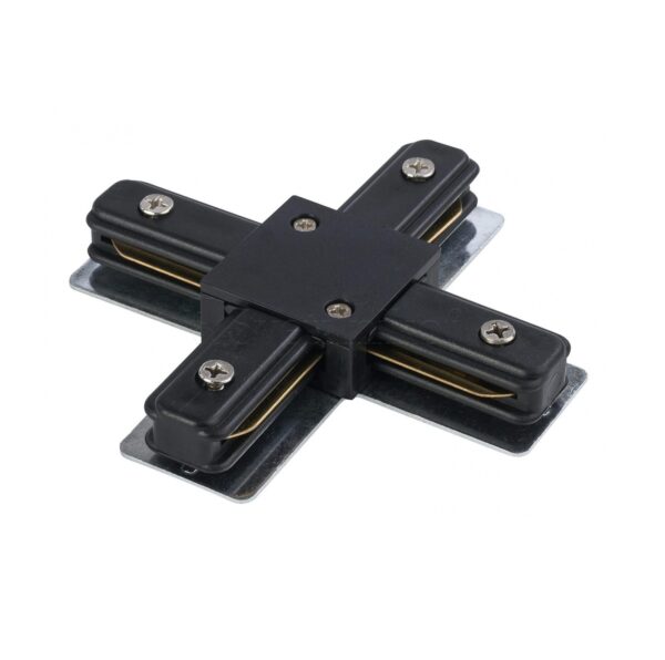 Virštinkinio bėgelio jungtis PROFILŠX-CONNECTOR BLACK - Apšvietimo sistemos, Bėginė apšvietimo sistema (vienfazė)