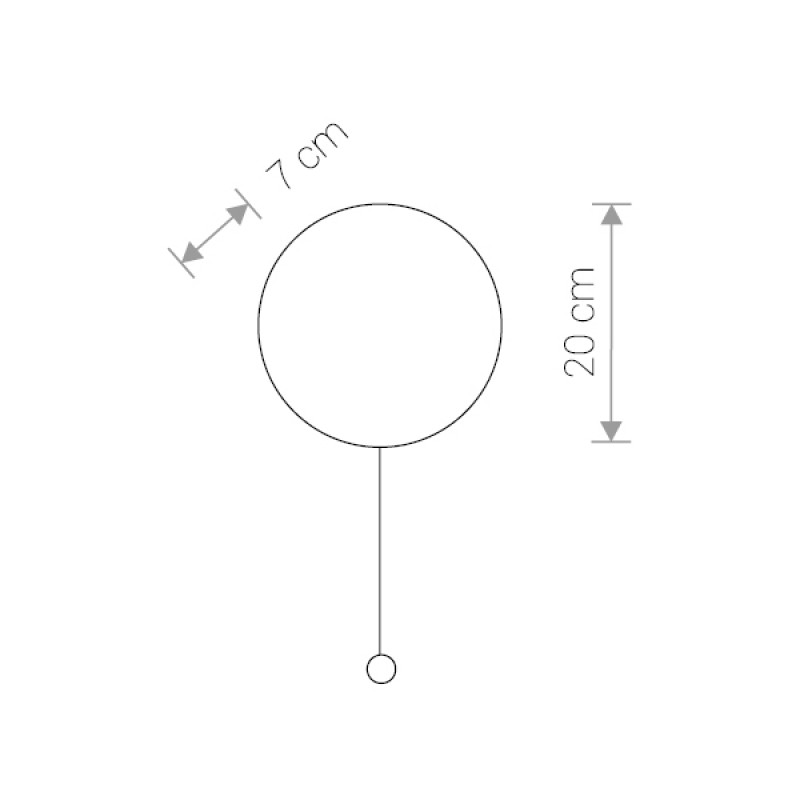 Sieninis šviestuvas MINIMAL OAK - Sieniniai šviestuvai, Vidaus šviestuvai