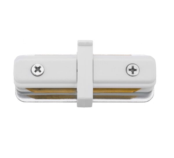 Virštinkinio bėgelio jungtis PROFILE STRAIGHT CONNECTOR WHITE - Apšvietimo sistemos, Bėginė apšvietimo sistema (vienfazė), Bėginė apšvietimo sistema (vienfazė)