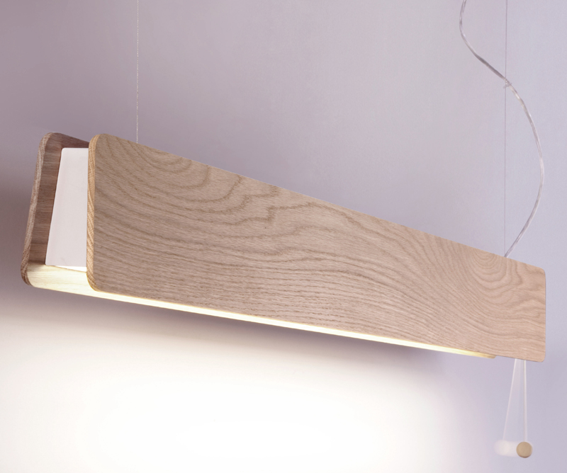 Pakabinamas šviestuvas OSLO LED OAK 90 - Pakabinami šviestuvai, Vidaus šviestuvai