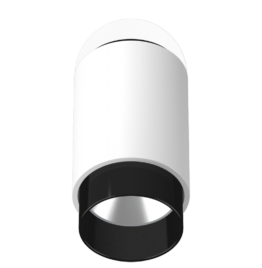 PLS1WD05WWSW,Šviestuvas v/t LED 5.6W DC12V 2700-4000K 360lm baltas-juodas,LS Jung - Elektros instaliacija, Plug & Light