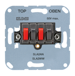 SLA 2 AN Garsiakalbio prijungimo lizdas,Jung - Elektros instaliacija, Potinkiniai lizdai