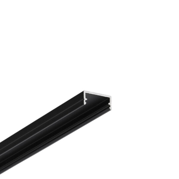 Virštinkinis LED profilis juodas BEGTON12 2M C7020021 - LED juostos, profiliai
