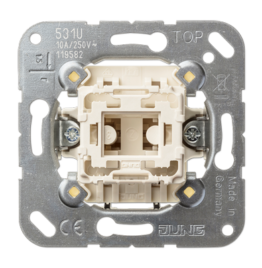 531 U,mygtukas viengubas,Jung - Elektros instaliacija, Jungikliai