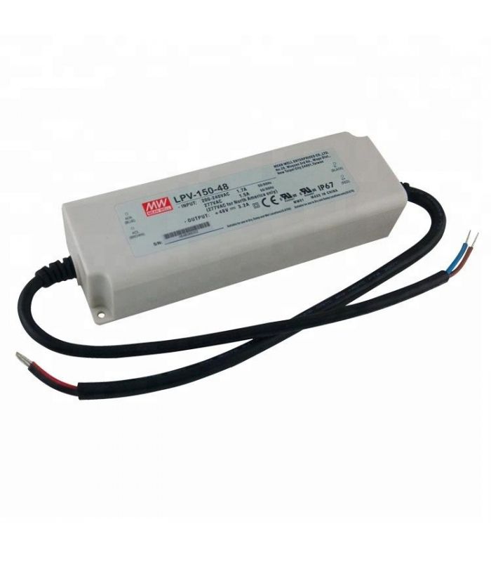 Maitinimo šaltinis 153W 48V MEAN WELL IP67 LPV-150-48 - Apšvietimo sistemos, Maitinimo šaltiniai