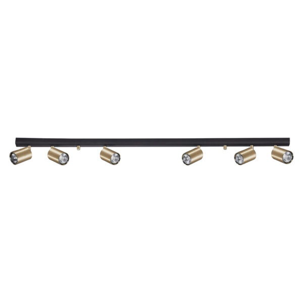 Lubinis šviestuvas EYE SPOT BLACK/GOLD 6 - Lubiniai šviestuvai, Vidaus šviestuvai