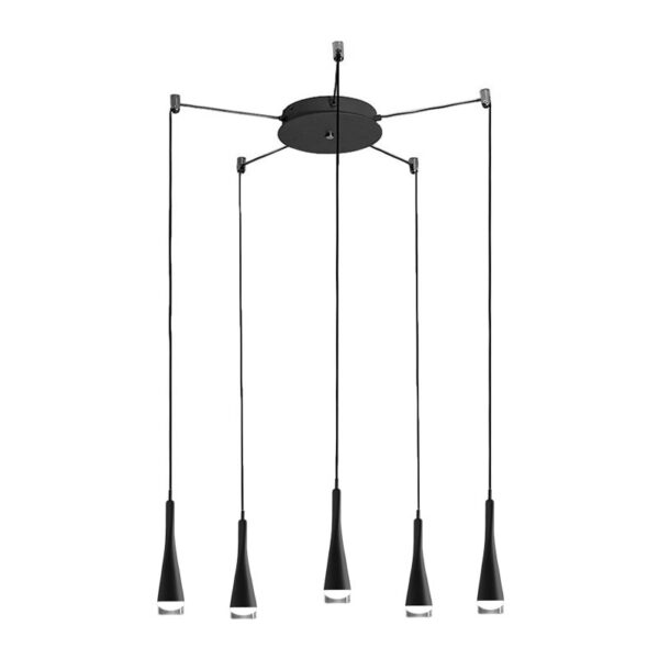 Pakabinamas šviestuvas TWIST BLACK  V - Pakabinami šviestuvai, Vidaus šviestuvai
