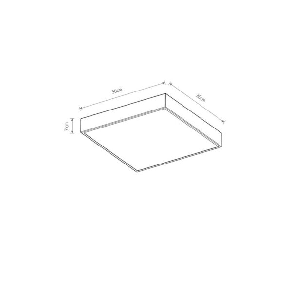 Lubinis šviestuvas QUAD SENSOR 10473 - Lubiniai šviestuvai, Vidaus šviestuvai