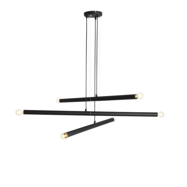 Pakabinamas šviestuvas TUBO 6 BLACK - Pakabinami šviestuvai, Pakabinami šviestuvai, Vidaus šviestuvai