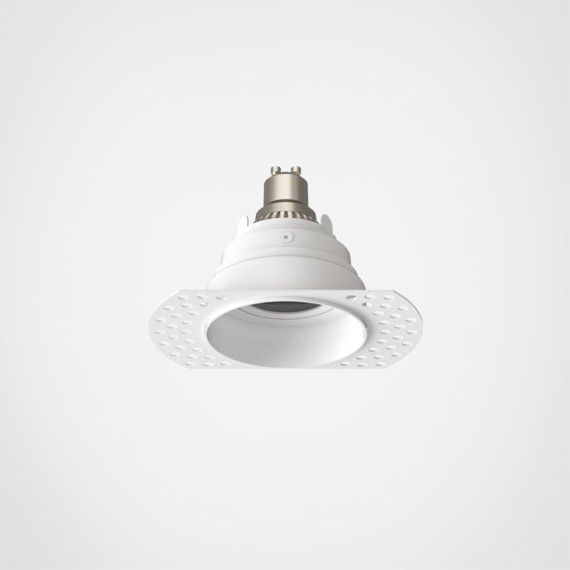 Įleidžiamas užglaistomas šviestuvas 1248019 Trimless Slimline Round Adjustable Fire-Rated - Įleidžiami šviestuvai, Vidaus šviestuvai