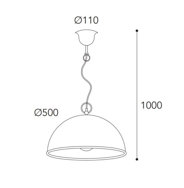 Pakabinamas šviestuvas CIRCLE 3204.AR - Pakabinami šviestuvai, Pakabinami šviestuvai, Vidaus šviestuvai