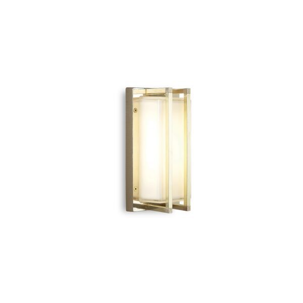 Sieninis / lubinis šviestuvas ICE CUBIC NATURAL BRASS 3413 - Lubiniai lauko šviestuvai, Lubiniai šviestuvai, Vidaus šviestuvai