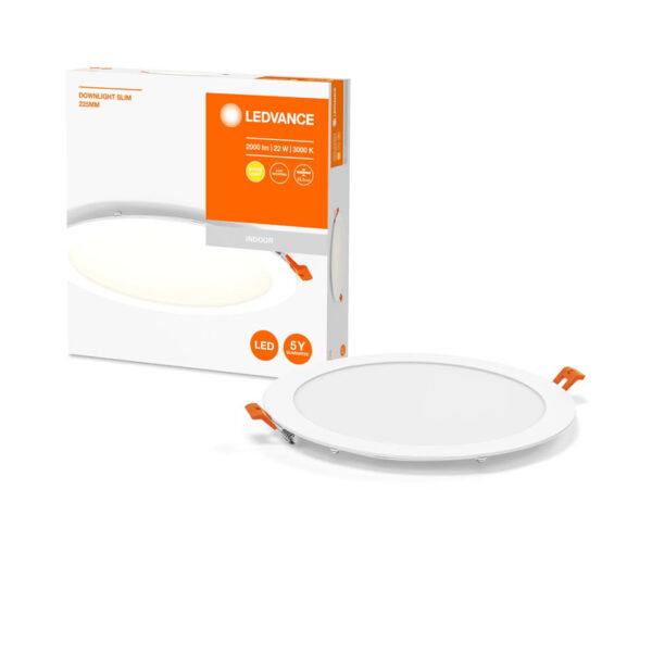 Įleidžiamas šviestuvas DL SLIM 22W 3000K 4058075573093 - Įleidžiami šviestuvai, Įleidžiami šviestuvai, Vidaus šviestuvai
