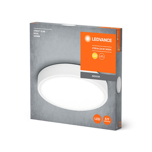 Lubinis šviestuvas ORBIS SLIM MOIA 24W 3000K 4058075832817 - Lubiniai šviestuvai, Lubiniai šviestuvai, Vidaus šviestuvai
