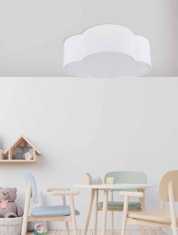 Lubinis šviestuvas CLOUD MINI WHITE - Lubiniai šviestuvai, Vaikiški šviestuvai, Vidaus šviestuvai