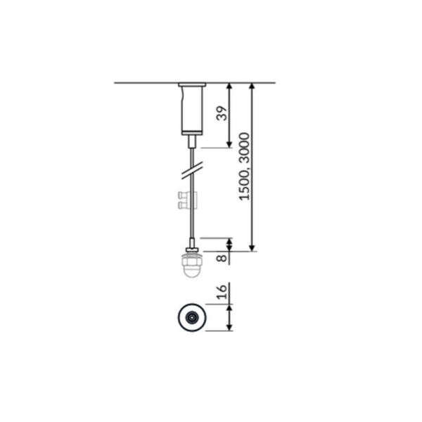 LED profilio tvirtinimo elementas 43100003 - Profiliai LED juostai