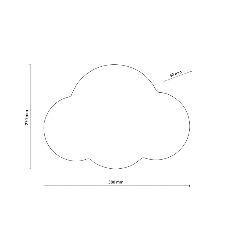 Sieninis šviestuvas CLOUD 4964 - Sieniniai šviestuvai, Vidaus šviestuvai