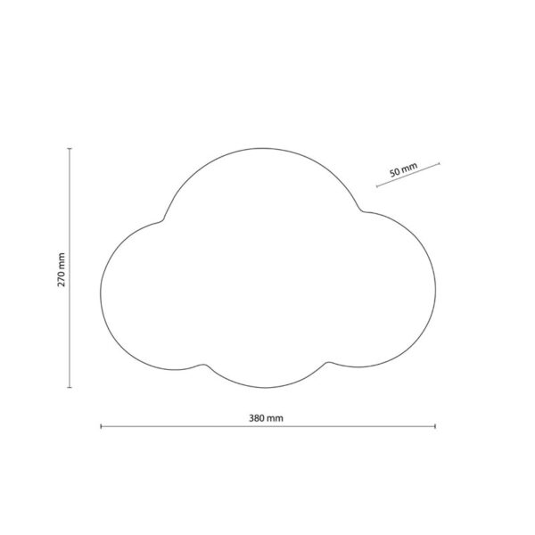 Sieninis šviestuvas CLOUD 4965 - Sieniniai šviestuvai, Vidaus šviestuvai