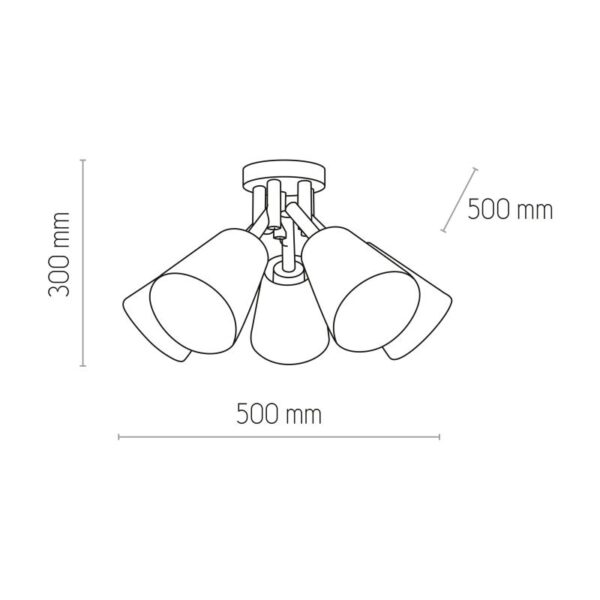 Lubinis šviestuvas VAIO NATURE 575 - Lubiniai šviestuvai, Vidaus šviestuvai