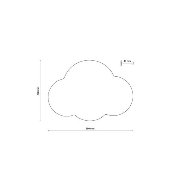 Sieninis šviestuvas CLOUD 5886 - Sieniniai šviestuvai, Vidaus šviestuvai