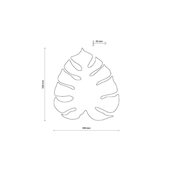 Sieninis šviestuvas MONSTERA 5915 - Sieniniai šviestuvai, Vidaus šviestuvai