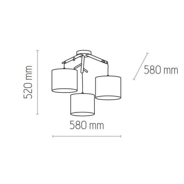 Pakabinamas šviestuvas ALBERO NATURE 6556 - Pakabinami šviestuvai, Vidaus šviestuvai