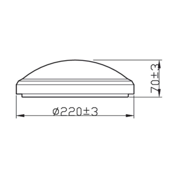 Lubinis šviestuvas DORIS 2700K 6W 8718699758783 - Vidaus šviestuvai, Vonios šviestuvai