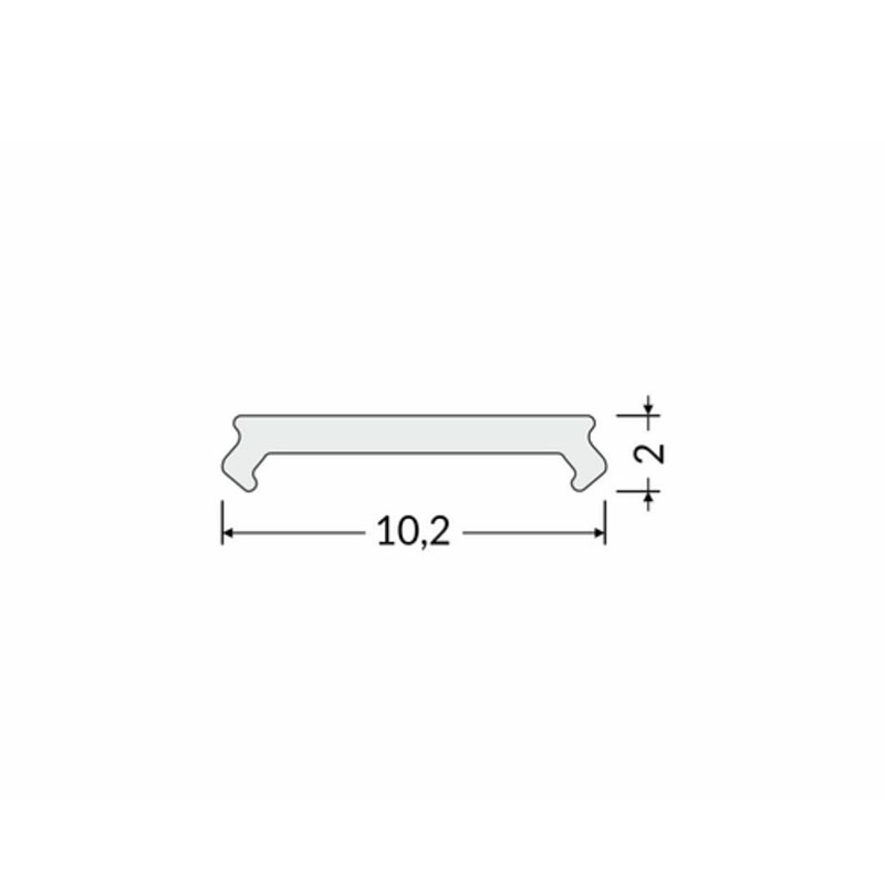 LED profilio gaubtas C2 CLICK 2M 89000238 - Profiliai LED juostai