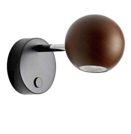 Sieninis šviestuvas LITA WALNUT - Sieniniai šviestuvai, Vidaus šviestuvai