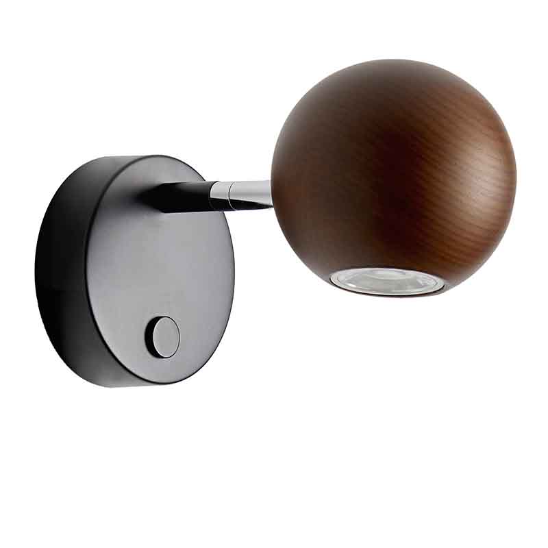 Sieninis šviestuvas LITA WALNUT - Sieniniai šviestuvai, Vidaus šviestuvai