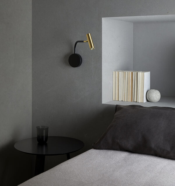 Sieninis šviestuvas MAHO Matt brass/Matt black - Sieniniai šviestuvai, Sieniniai šviestuvai, Vidaus šviestuvai