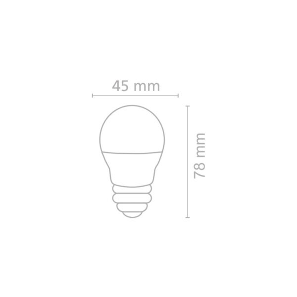 LED lemputė E27 6W 3000K ACB62069 - LED lemputės, Lemputės ir priedai